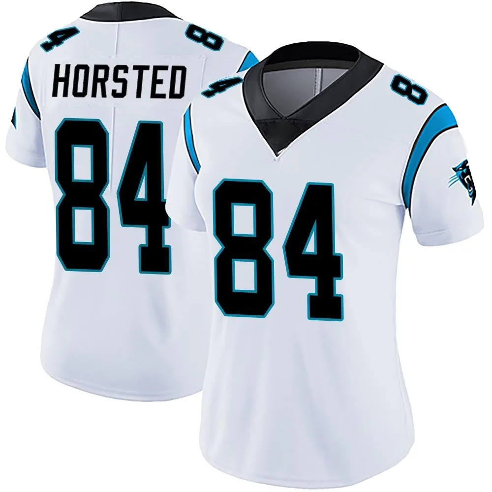Women's Carolina Panthers Jesper Horsted Nike Vapor Untouchable Limited White Jersey Women's Carolina Panthers Jesper Horsted Nike Vapor Untouchable Limited White Jersey