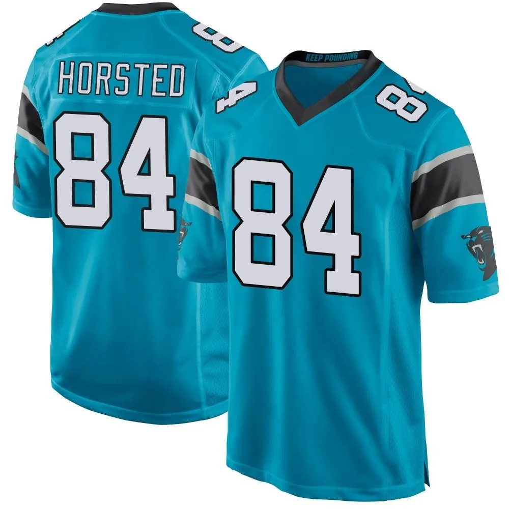 Youth Carolina Panthers Jesper Horsted Nike Alternate Game Blue Jersey Youth Carolina Panthers Jesper Horsted Nike Alternate Game Blue Jersey