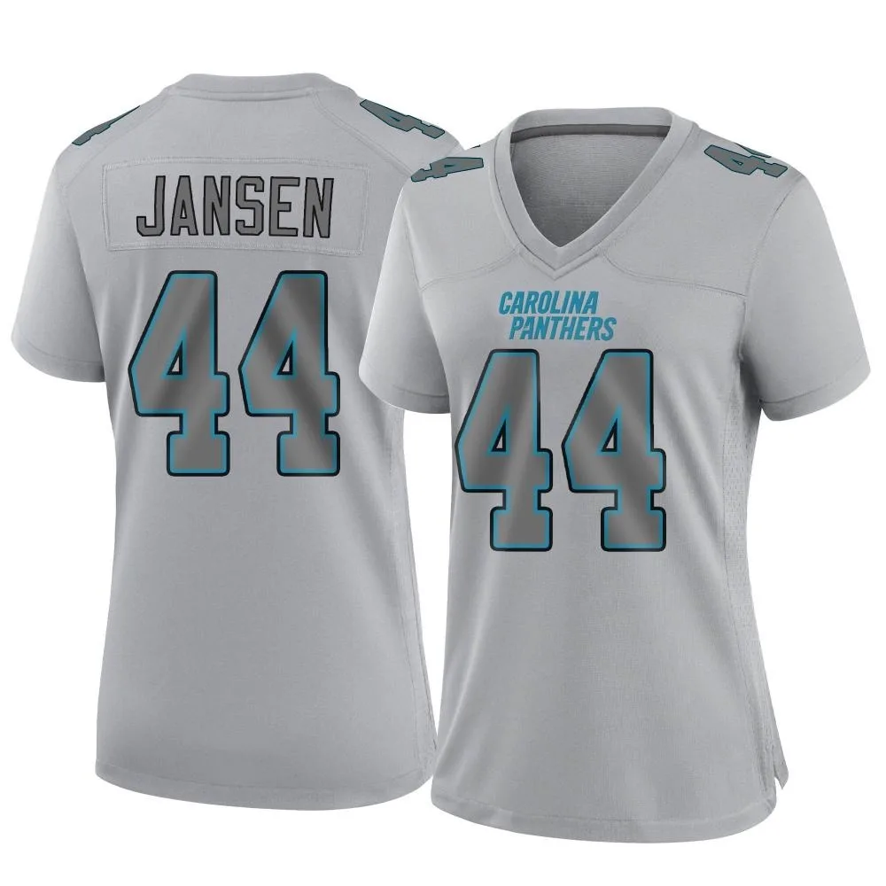 Women's Carolina Panthers Jj Jansen Nike Atmosphere Fashion Game Gray Jersey Women's Carolina Panthers Jj Jansen Nike Atmosphere Fashion Game Gray Jersey