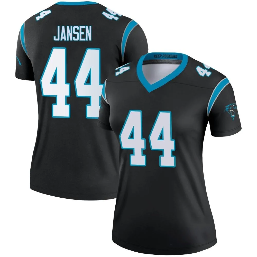 Women's Carolina Panthers Jj Jansen Nike Legend Black Jersey Women's Carolina Panthers Jj Jansen Nike Legend Black Jersey