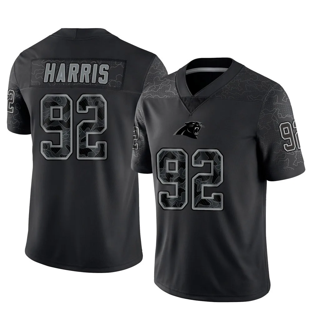 Men's Carolina Panthers Jonathan Harris Nike Reflective Limited Black Jersey Men's Carolina Panthers Jonathan Harris Nike Reflective Limited Black Jersey