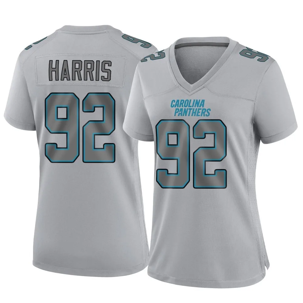 Women's Carolina Panthers Jonathan Harris Nike Atmosphere Fashion Game Gray Jersey Women's Carolina Panthers Jonathan Harris Nike Atmosphere Fashion Game Gray Jersey