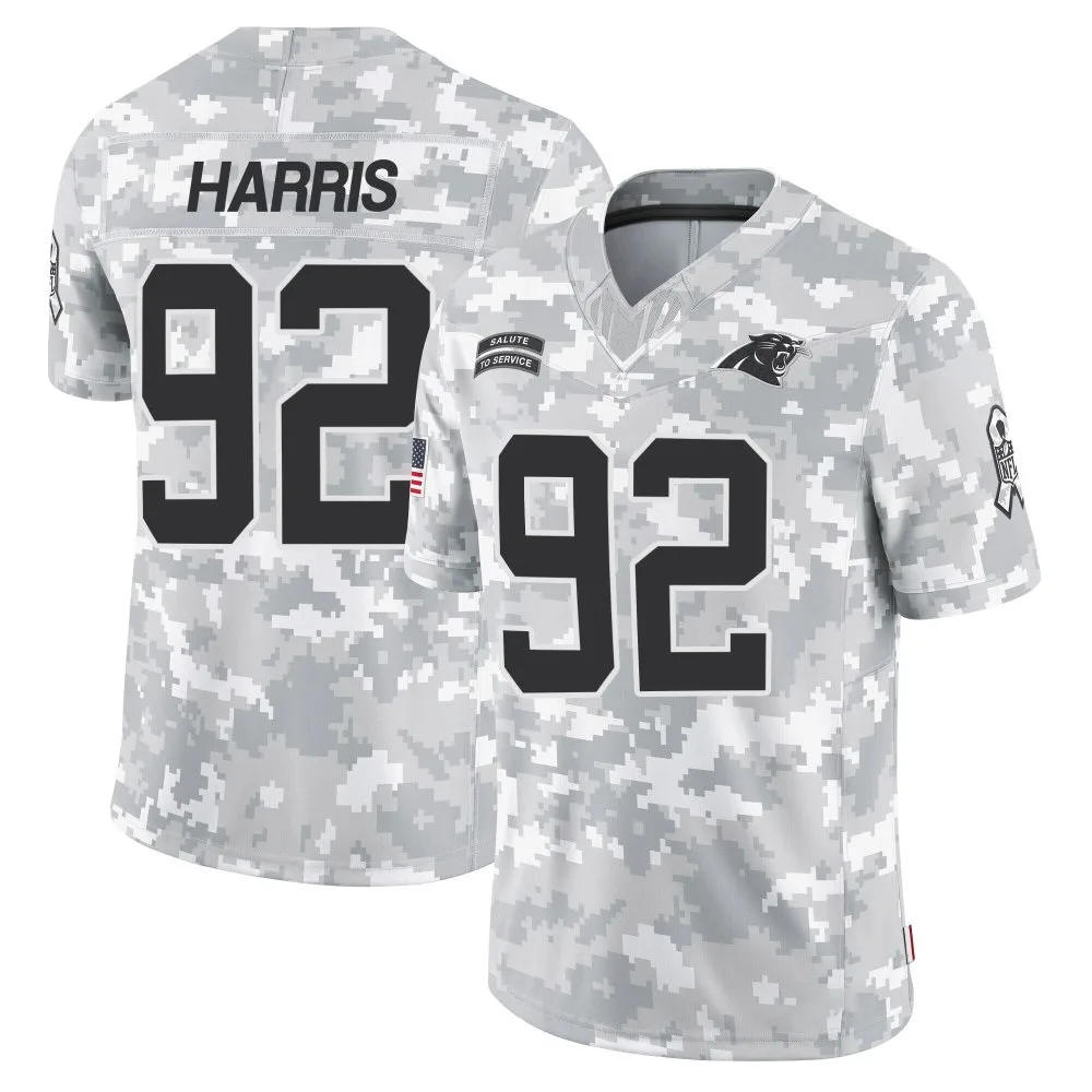 Youth Carolina Panthers Jonathan Harris Nike 2024 Salute to Service Limited Arctic Camo Jersey Youth Carolina Panthers Jonathan Harris Nike 2024 Salute to Service Limited Arctic Camo Jersey