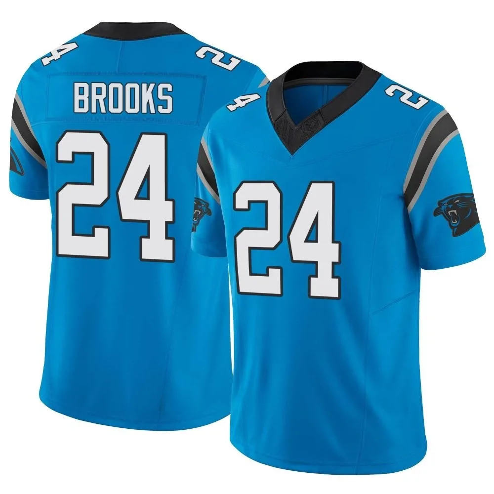 Youth Carolina Panthers Jonathon Brooks Nike Vapor F.U.S.E. Limited Blue Jersey Youth Carolina Panthers Jonathon Brooks Nike Vapor F.U.S.E. Limited Blue Jersey