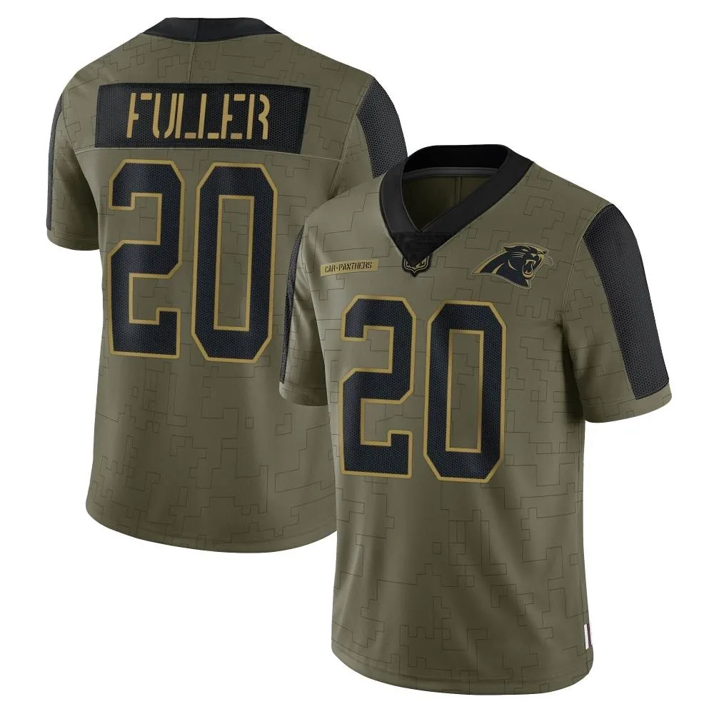 Men's Carolina Panthers Jordan Fuller Nike 2021 Salute To Service Limited Olive Jersey Men's Carolina Panthers Jordan Fuller Nike 2021 Salute To Service Limited Olive Jersey