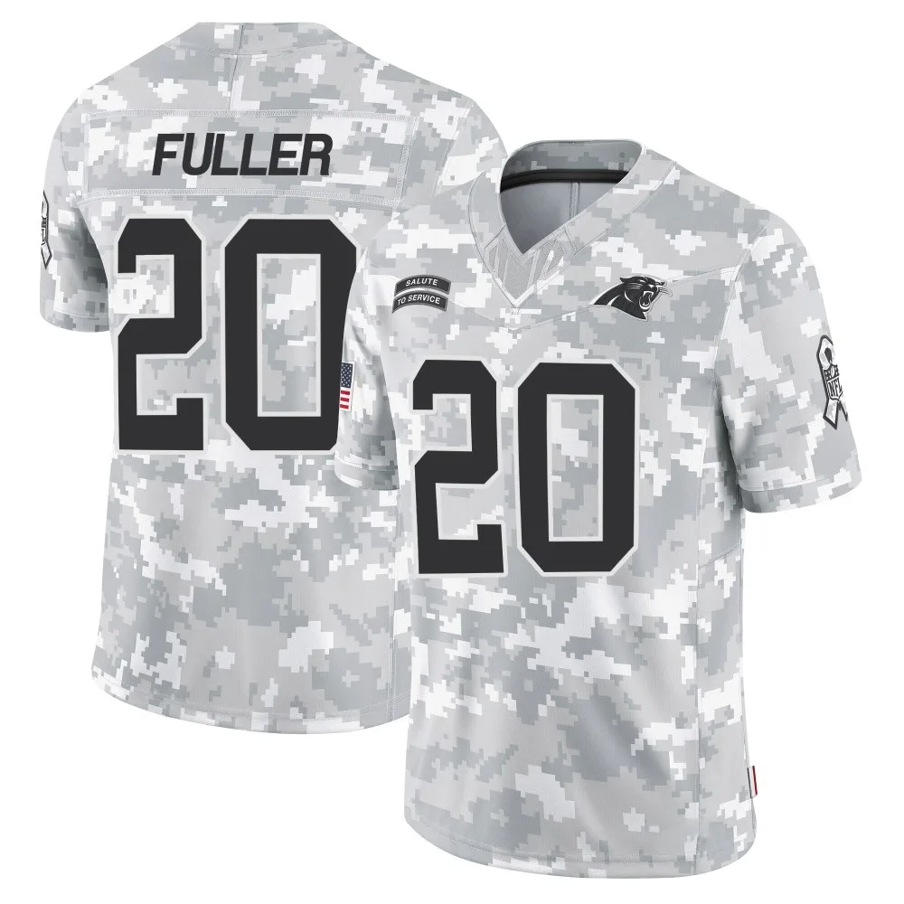 Youth Carolina Panthers Jordan Fuller Nike 2024 Salute to Service Limited Arctic Camo Jersey Youth Carolina Panthers Jordan Fuller Nike 2024 Salute to Service Limited Arctic Camo Jersey