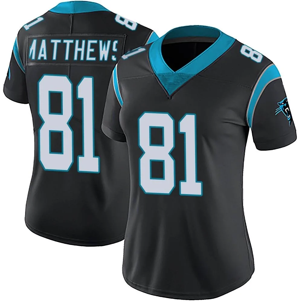 Women's Carolina Panthers Jordan Matthews Nike Team Color Vapor Untouchable Limited Black Jersey Women's Carolina Panthers Jordan Matthews Nike Team Color Vapor Untouchable Limited Black Jersey