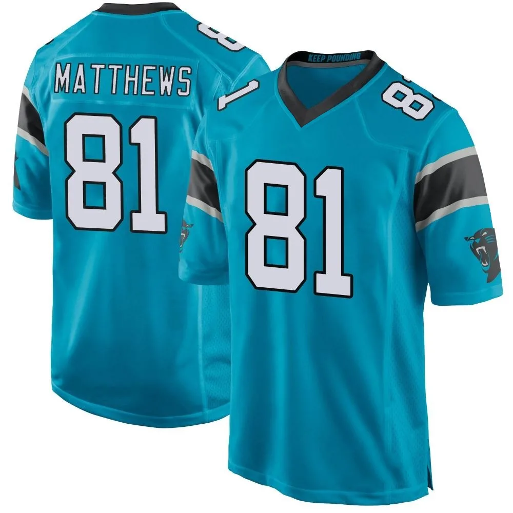 Youth Carolina Panthers Jordan Matthews Nike Alternate Game Blue Jersey Youth Carolina Panthers Jordan Matthews Nike Alternate Game Blue Jersey