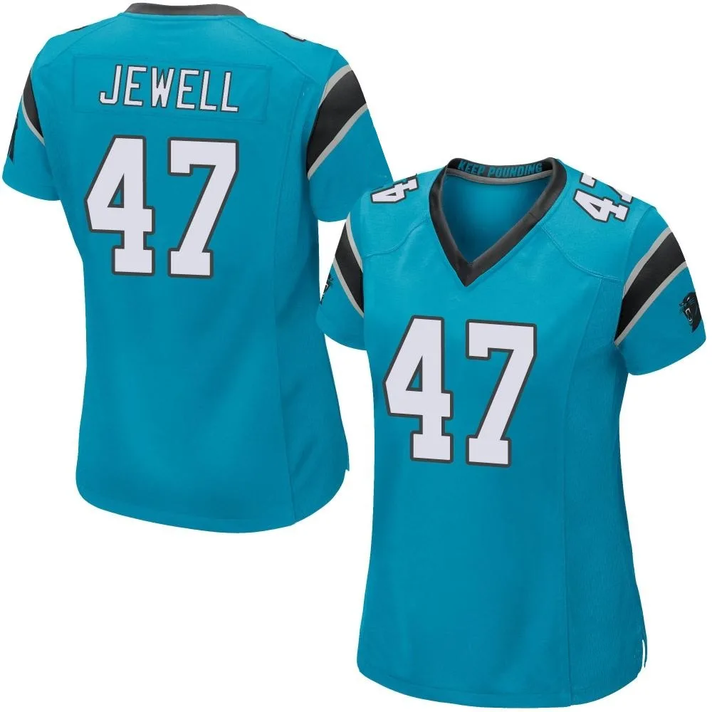 Women's Carolina Panthers Josey Jewell Nike Alternate Game Blue Jersey Women's Carolina Panthers Josey Jewell Nike Alternate Game Blue Jersey
