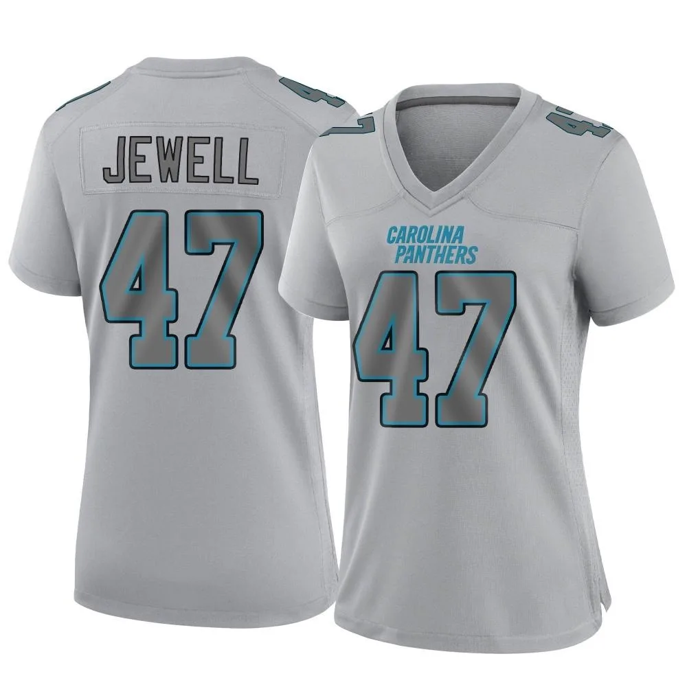 Women's Carolina Panthers Josey Jewell Nike Atmosphere Fashion Game Gray Jersey Women's Carolina Panthers Josey Jewell Nike Atmosphere Fashion Game Gray Jersey