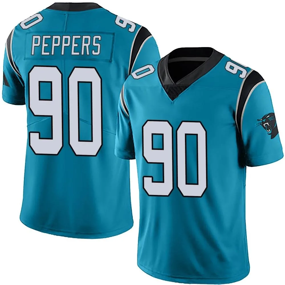 Men's Carolina Panthers Julius Peppers Nike Alternate Vapor Untouchable Limited Blue Jersey Men's Carolina Panthers Julius Peppers Nike Alternate Vapor Untouchable Limited Blue Jersey