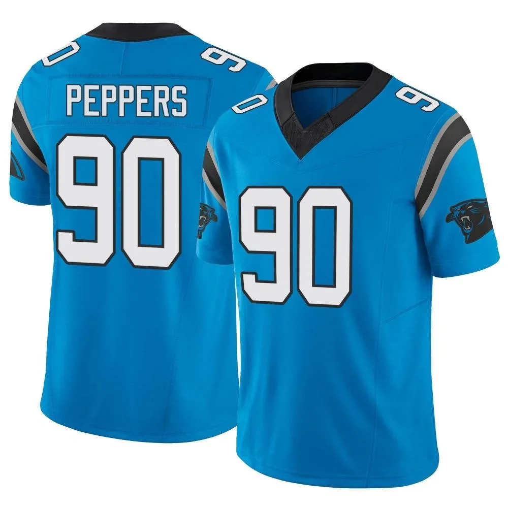 Men's Carolina Panthers Julius Peppers Nike Vapor F.U.S.E. Limited Blue Jersey Men's Carolina Panthers Julius Peppers Nike Vapor F.U.S.E. Limited Blue Jersey