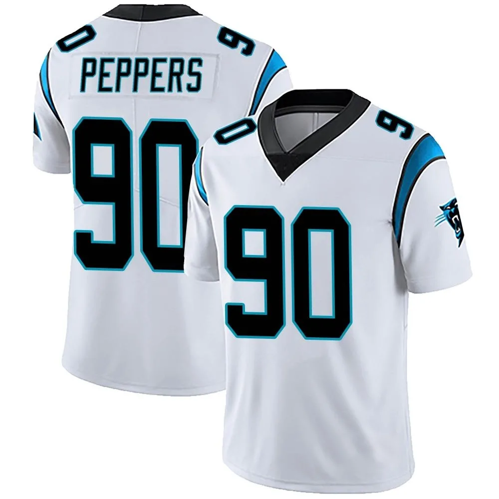 Men's Carolina Panthers Julius Peppers Nike Vapor Untouchable Limited White Jersey Men's Carolina Panthers Julius Peppers Nike Vapor Untouchable Limited White Jersey