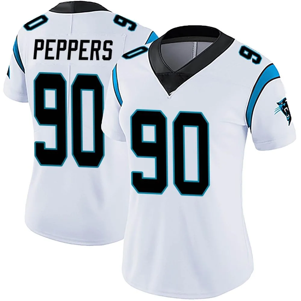 Women's Carolina Panthers Julius Peppers Nike Vapor Untouchable Limited White Jersey Women's Carolina Panthers Julius Peppers Nike Vapor Untouchable Limited White Jersey