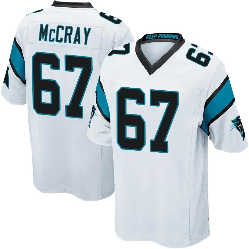 Men's Carolina Panthers Justin Mccray Nike Game White Jersey Men's Carolina Panthers Justin Mccray Nike Game White Jersey