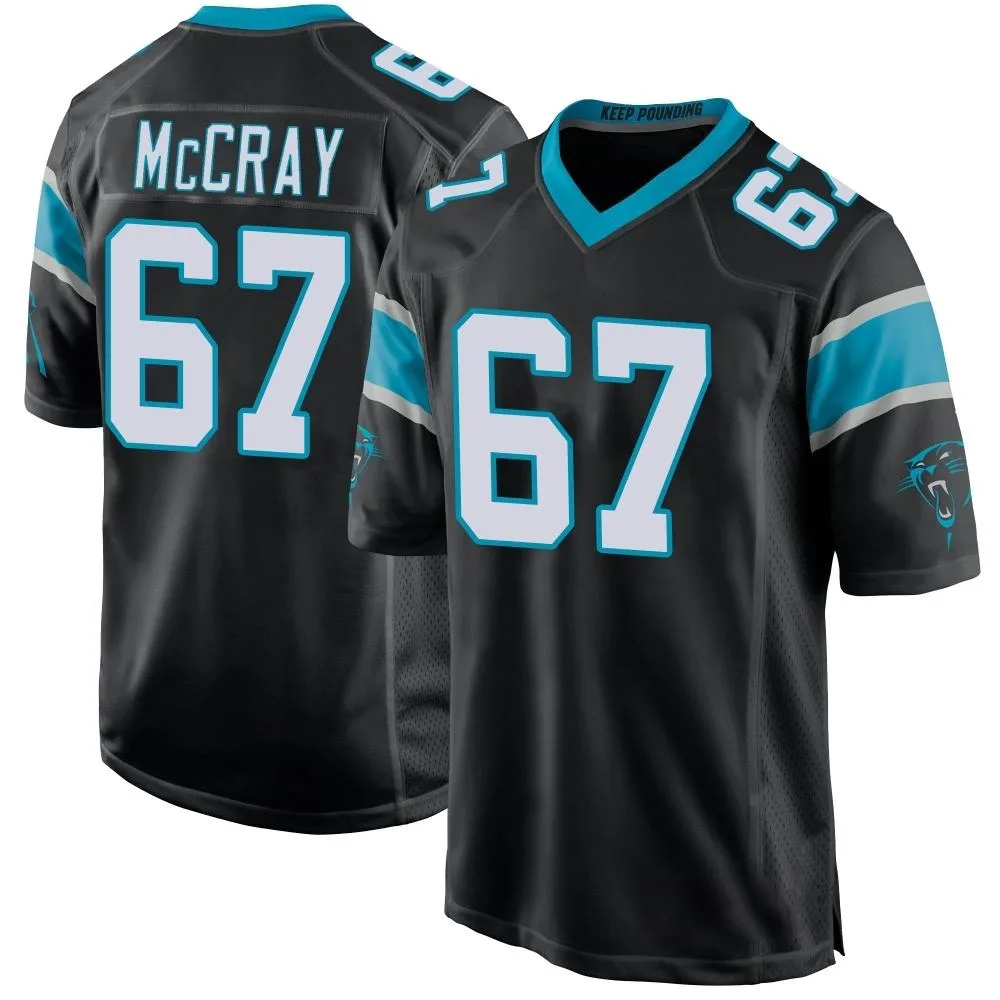 Youth Carolina Panthers Justin Mccray Nike Team Color Game Black Jersey Youth Carolina Panthers Justin Mccray Nike Team Color Game Black Jersey