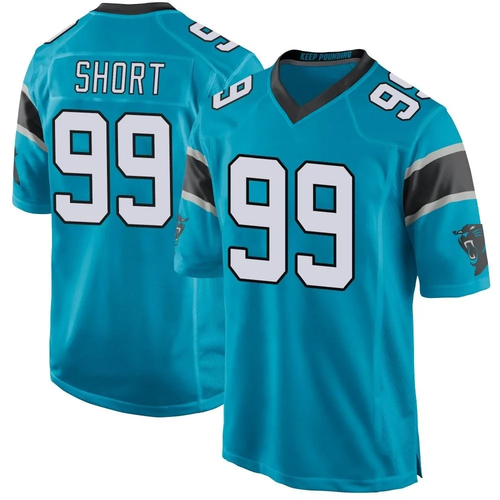 Men's Carolina Panthers Kawann Short Nike Alternate Game Blue Jersey Men's Carolina Panthers Kawann Short Nike Alternate Game Blue Jersey