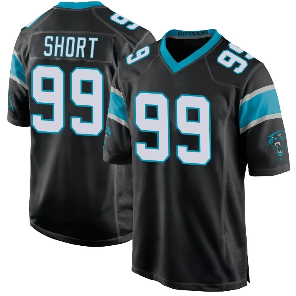 Men's Carolina Panthers Kawann Short Nike Team Color Game Black Jersey Men's Carolina Panthers Kawann Short Nike Team Color Game Black Jersey