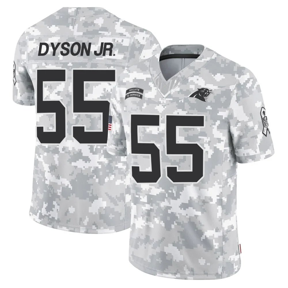 Youth Carolina Panthers Kenny Dyson Jr. Nike 2024 Salute to Service Limited Arctic Camo Jersey Youth Carolina Panthers Kenny Dyson Jr. Nike 2024 Salute to Service Limited Arctic Camo Jersey