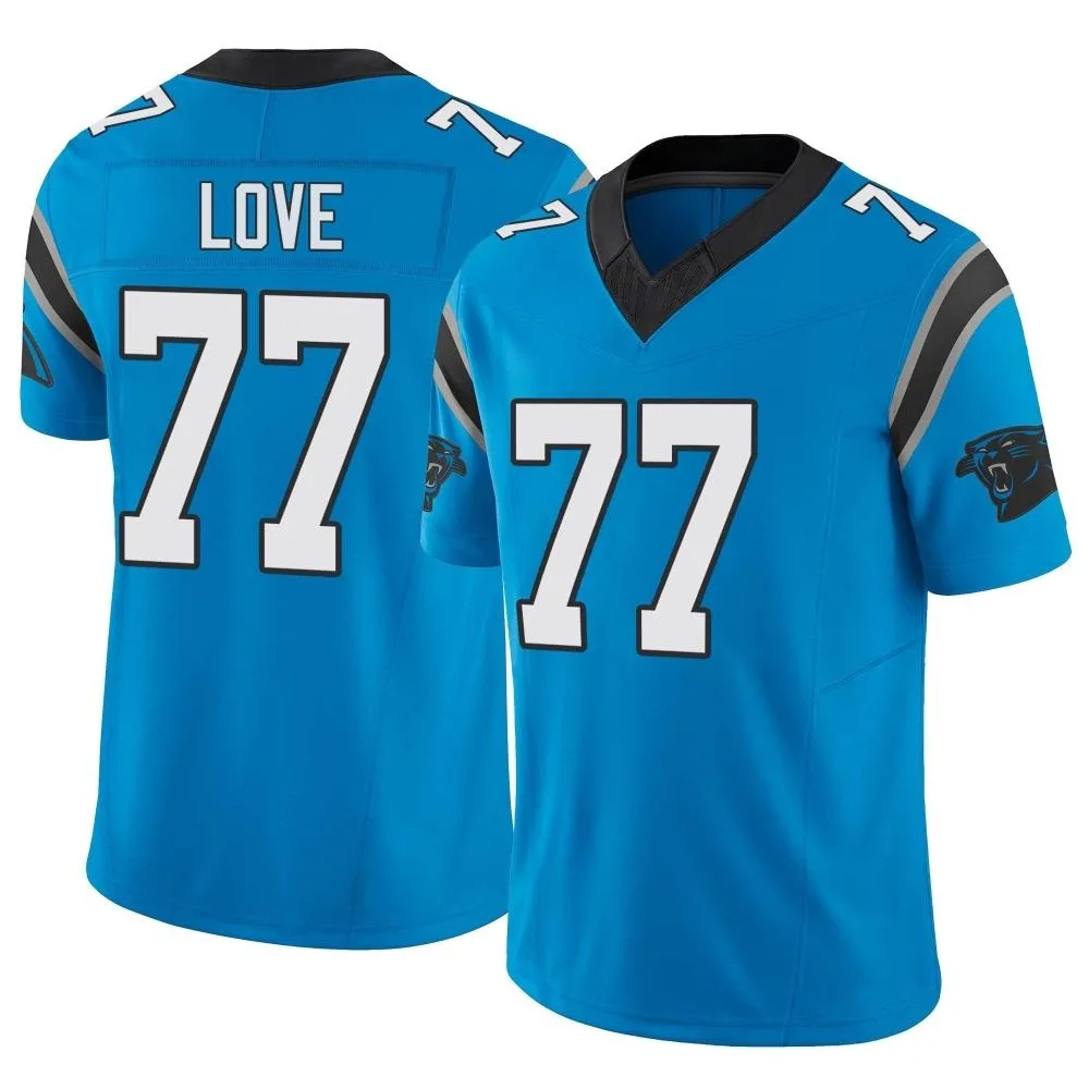 Men's Carolina Panthers Kyle Love Nike Vapor F.U.S.E. Limited Blue Jersey Men's Carolina Panthers Kyle Love Nike Vapor F.U.S.E. Limited Blue Jersey