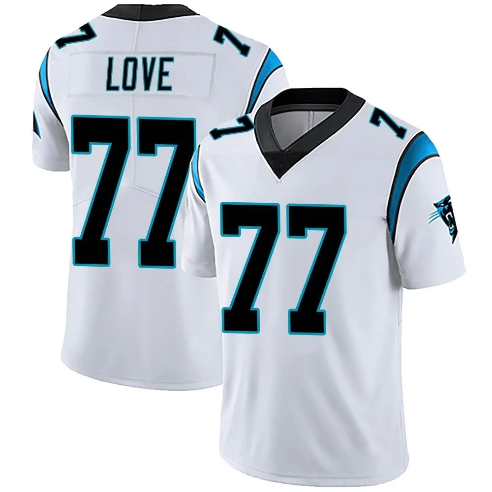 Men's Carolina Panthers Kyle Love Nike Vapor Untouchable Limited White Jersey Men's Carolina Panthers Kyle Love Nike Vapor Untouchable Limited White Jersey