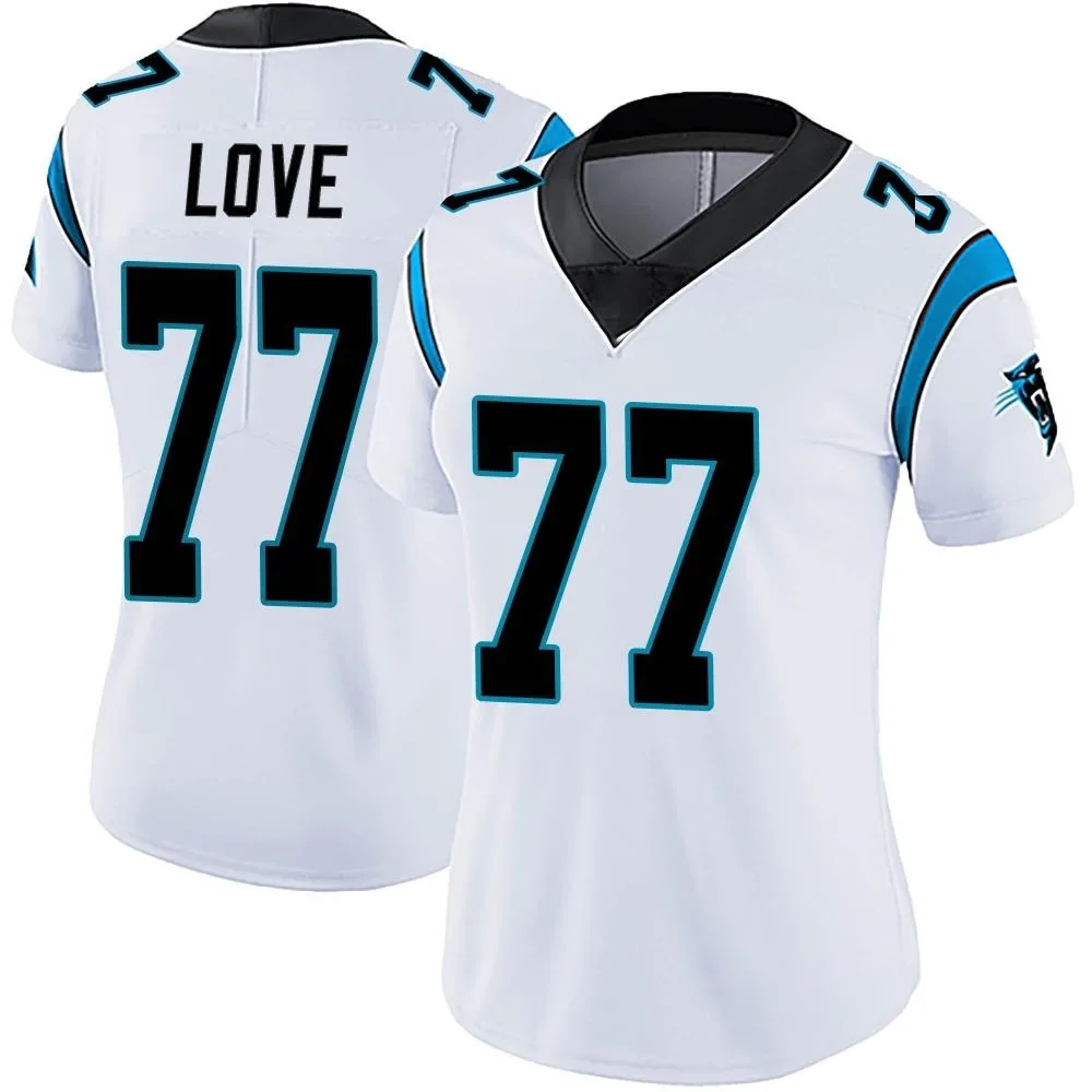 Women's Carolina Panthers Kyle Love Nike Vapor Untouchable Limited White Jersey Women's Carolina Panthers Kyle Love Nike Vapor Untouchable Limited White Jersey