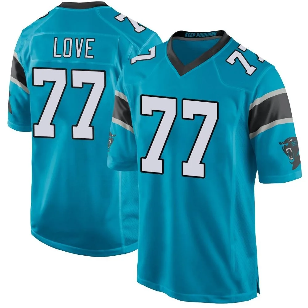 Youth Carolina Panthers Kyle Love Nike Alternate Game Blue Jersey Youth Carolina Panthers Kyle Love Nike Alternate Game Blue Jersey