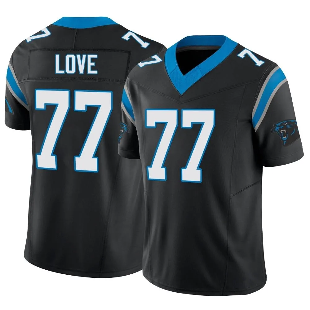 Youth Carolina Panthers Kyle Love Nike Vapor F.U.S.E. Limited Black Jersey Youth Carolina Panthers Kyle Love Nike Vapor F.U.S.E. Limited Black Jersey