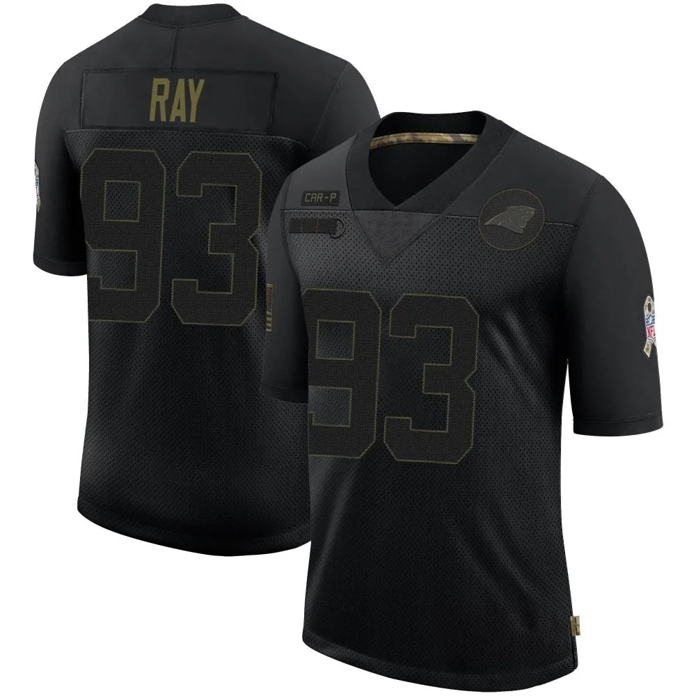 Men's Carolina Panthers Labryan Ray Nike 2020 Salute To Service Limited Black Jersey Men's Carolina Panthers Labryan Ray Nike 2020 Salute To Service Limited Black Jersey