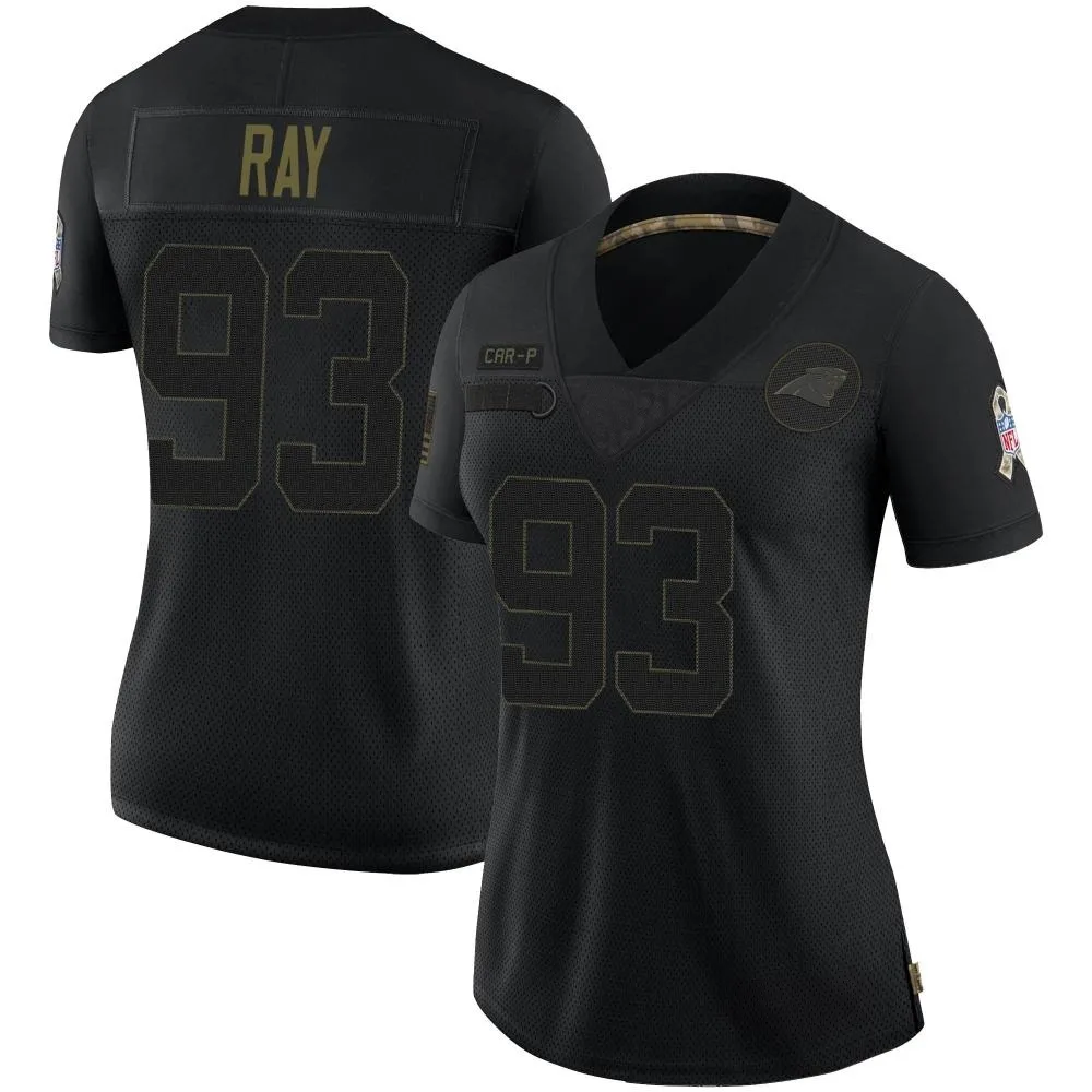 Women's Carolina Panthers Labryan Ray Nike 2020 Salute To Service Limited Black Jersey Women's Carolina Panthers Labryan Ray Nike 2020 Salute To Service Limited Black Jersey