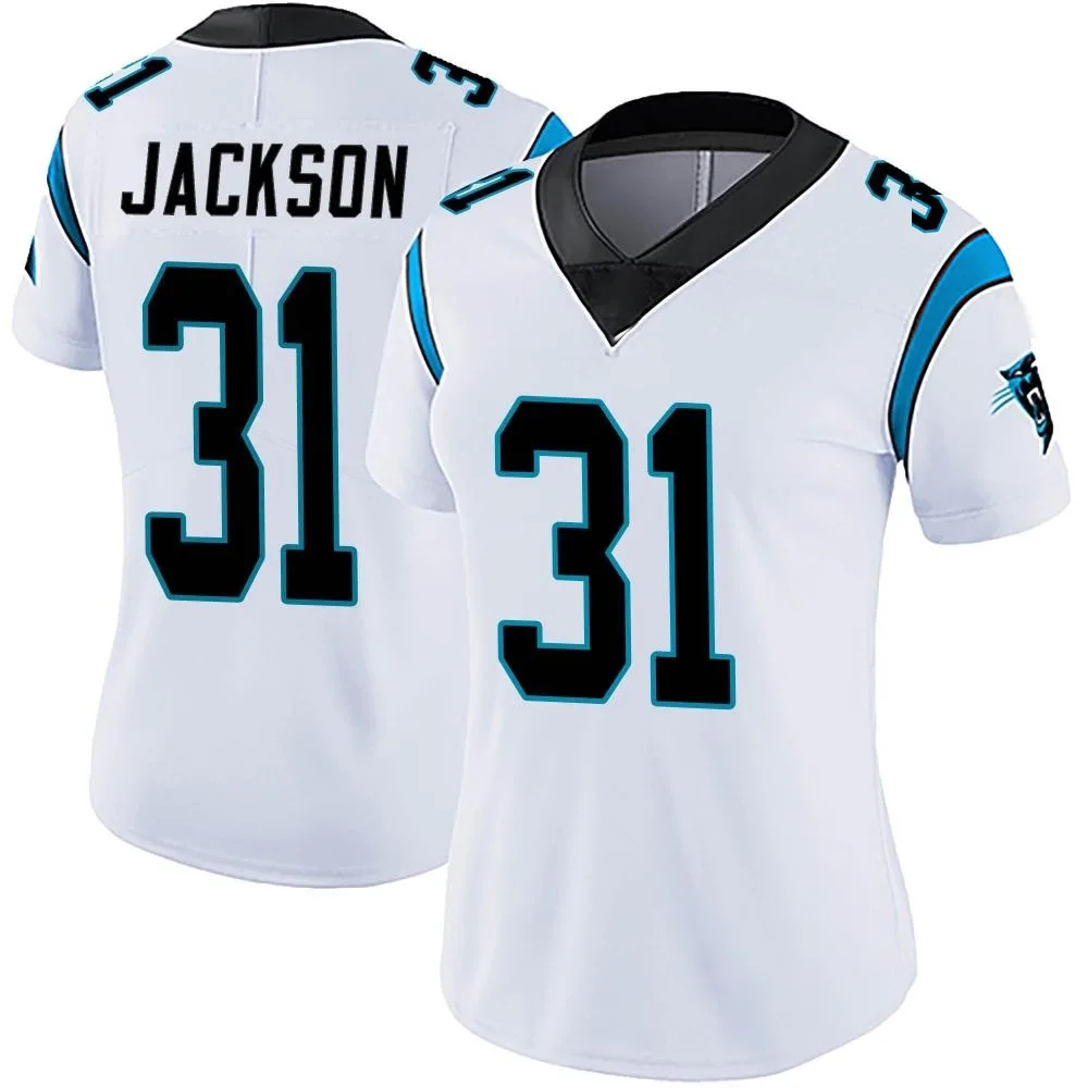 Women's Carolina Panthers Lamar Jackson Nike Vapor Untouchable Limited White Jersey Women's Carolina Panthers Lamar Jackson Nike Vapor Untouchable Limited White Jersey