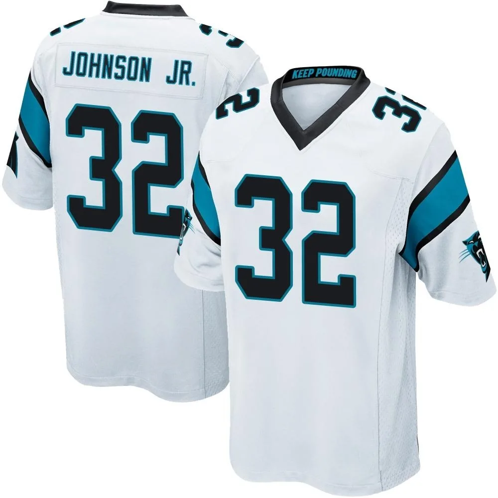 Men's Carolina Panthers Lonnie Johnson Jr. Nike Game White Jersey Men's Carolina Panthers Lonnie Johnson Jr. Nike Game White Jersey