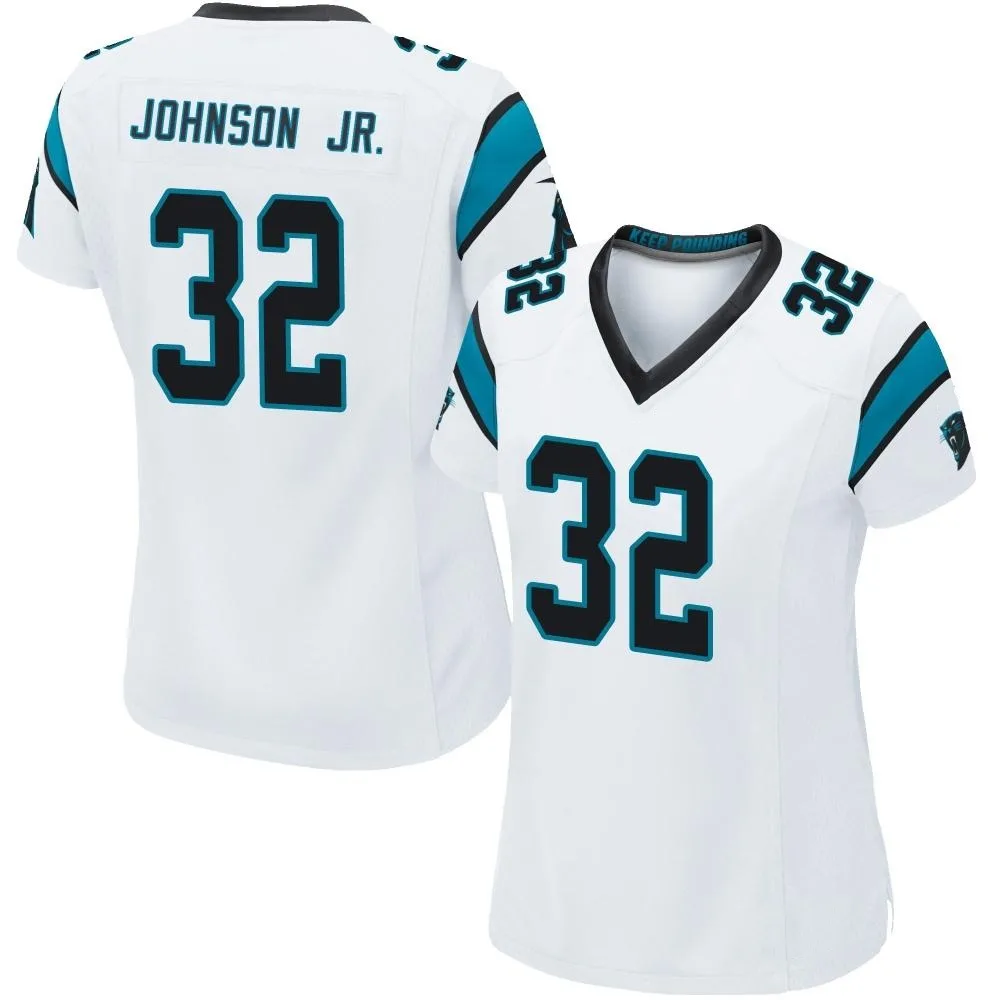 Women's Carolina Panthers Lonnie Johnson Jr. Nike Game White Jersey Women's Carolina Panthers Lonnie Johnson Jr. Nike Game White Jersey