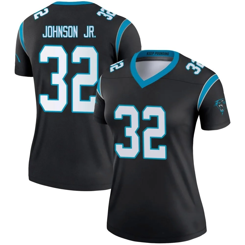 Women's Carolina Panthers Lonnie Johnson Jr. Nike Legend Black Jersey Women's Carolina Panthers Lonnie Johnson Jr. Nike Legend Black Jersey