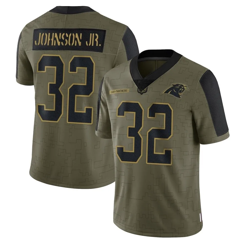 Youth Carolina Panthers Lonnie Johnson Jr. Nike 2021 Salute To Service Limited Olive Jersey Youth Carolina Panthers Lonnie Johnson Jr. Nike 2021 Salute To Service Limited Olive Jersey