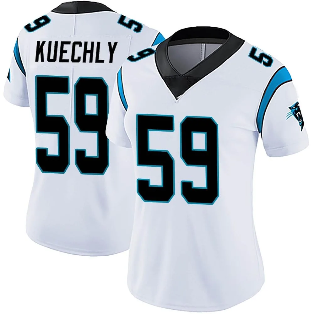 Women's Carolina Panthers Luke Kuechly Nike Vapor Untouchable Limited White Jersey Women's Carolina Panthers Luke Kuechly Nike Vapor Untouchable Limited White Jersey