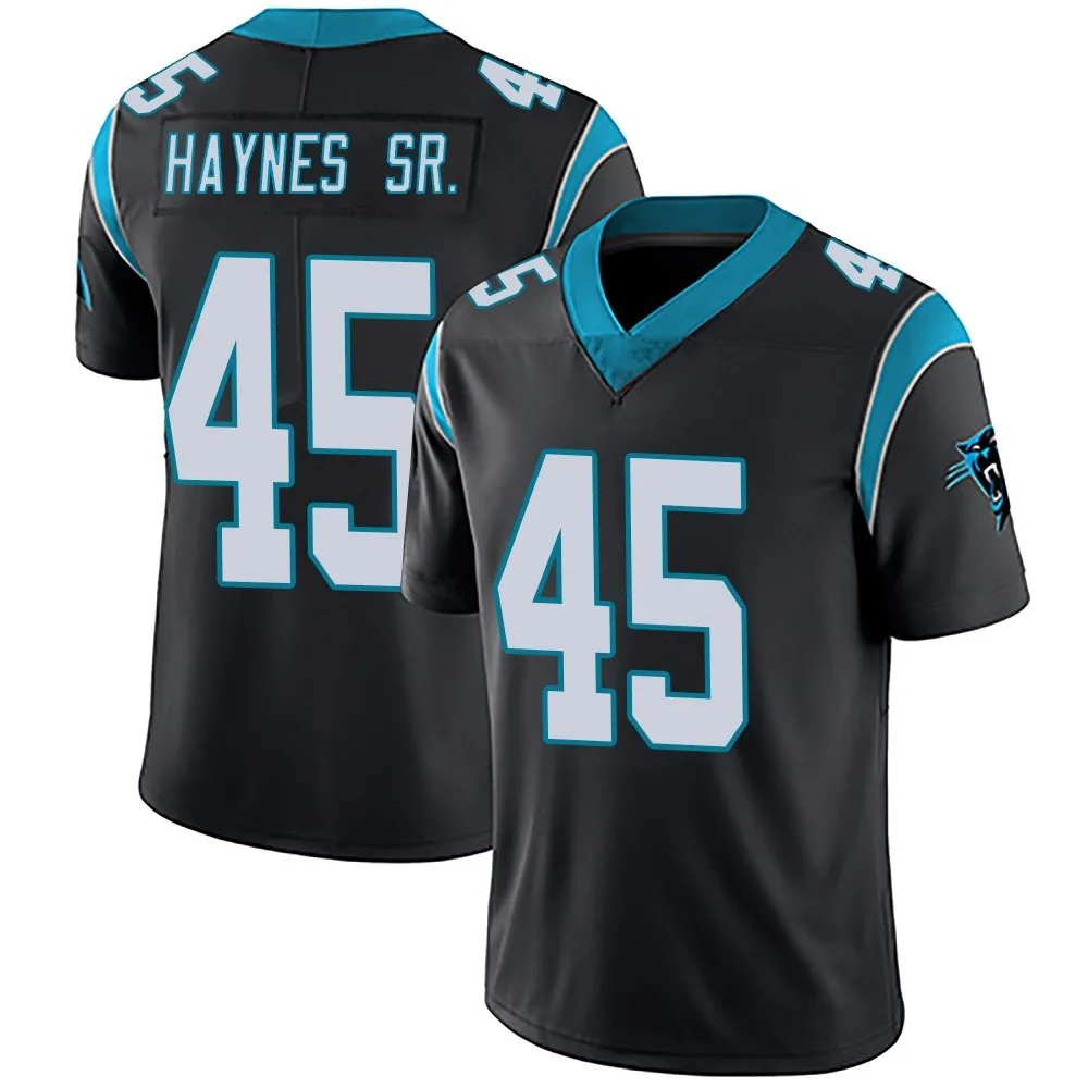 Men's Carolina Panthers Marquis Haynes Sr. Nike Team Color Vapor Untouchable Limited Black Jersey Men's Carolina Panthers Marquis Haynes Sr. Nike Team Color Vapor Untouchable Limited Black Jersey