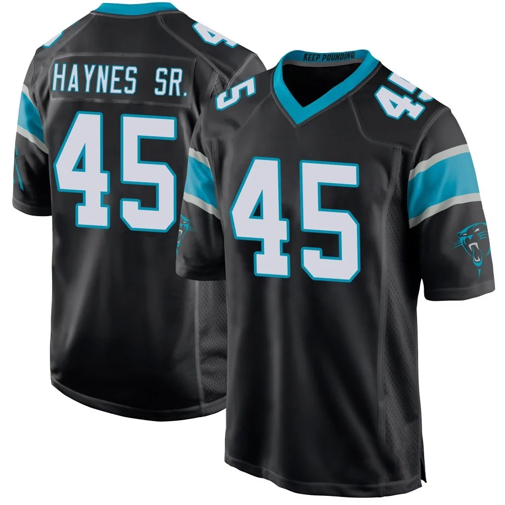 Youth Carolina Panthers Marquis Haynes Sr. Nike Team Color Game Black Jersey Youth Carolina Panthers Marquis Haynes Sr. Nike Team Color Game Black Jersey