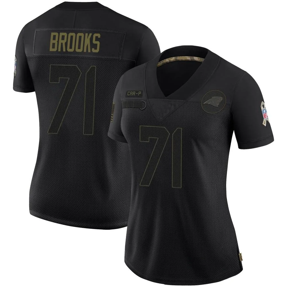 Women's Carolina Panthers Mason Brooks Nike 2020 Salute To Service Limited Black Jersey Women's Carolina Panthers Mason Brooks Nike 2020 Salute To Service Limited Black Jersey