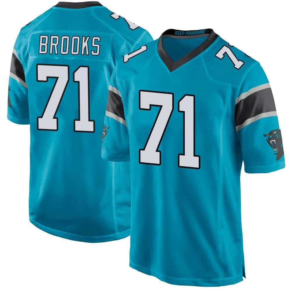 Youth Carolina Panthers Mason Brooks Nike Alternate Game Blue Jersey Youth Carolina Panthers Mason Brooks Nike Alternate Game Blue Jersey