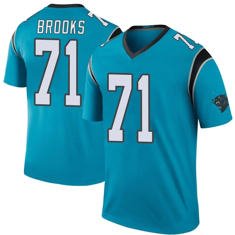 Youth Carolina Panthers Mason Brooks Nike Color Rush Legend Blue Jersey Youth Carolina Panthers Mason Brooks Nike Color Rush Legend Blue Jersey