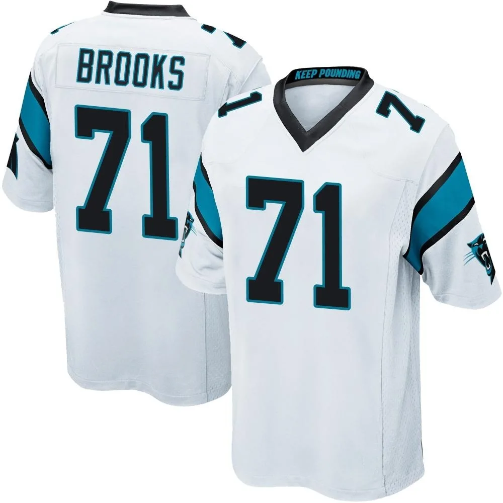 Youth Carolina Panthers Mason Brooks Nike Game White Jersey Youth Carolina Panthers Mason Brooks Nike Game White Jersey