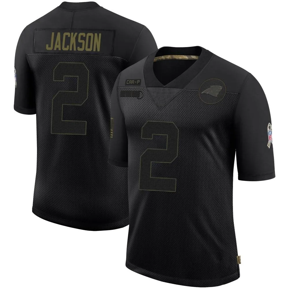Men's Carolina Panthers Michael Jackson Nike 2020 Salute To Service Limited Black Jersey Men's Carolina Panthers Michael Jackson Nike 2020 Salute To Service Limited Black Jersey