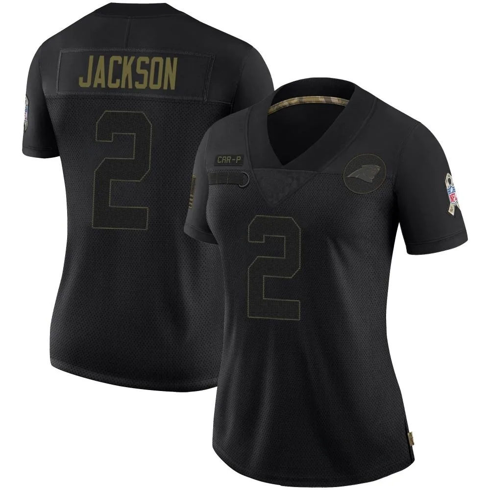 Women's Carolina Panthers Michael Jackson Nike 2020 Salute To Service Limited Black Jersey Women's Carolina Panthers Michael Jackson Nike 2020 Salute To Service Limited Black Jersey