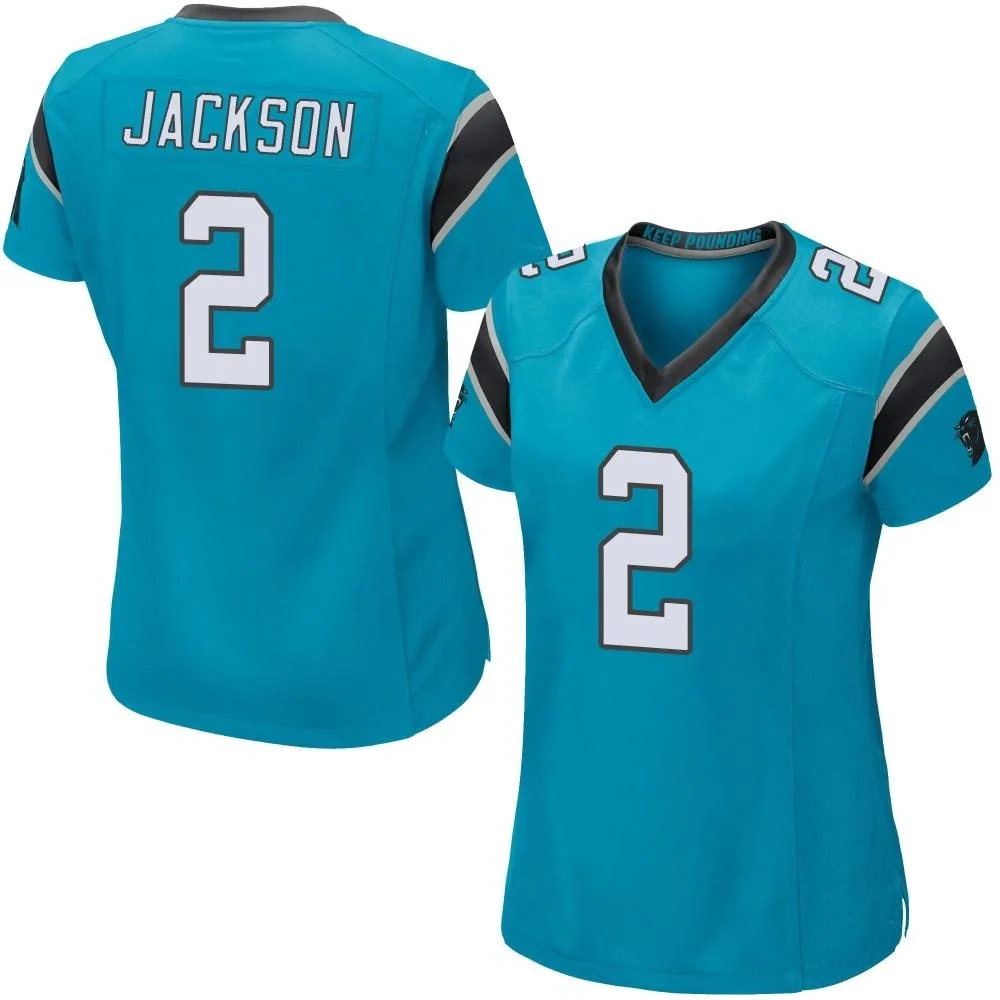 Women's Carolina Panthers Michael Jackson Nike Alternate Game Blue Jersey Women's Carolina Panthers Michael Jackson Nike Alternate Game Blue Jersey