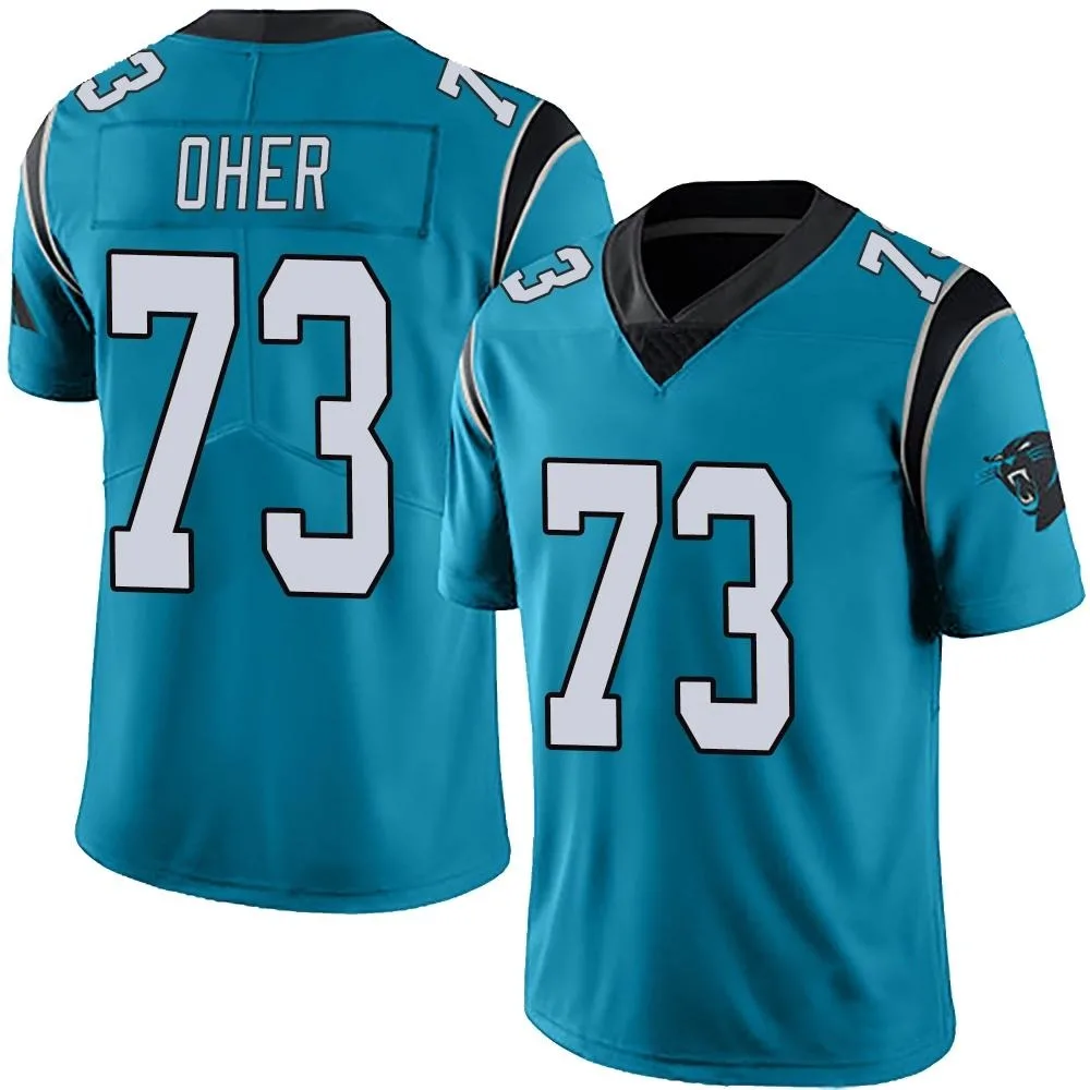 Men's Carolina Panthers Michael Oher Nike Alternate Vapor Untouchable Limited Blue Jersey Men's Carolina Panthers Michael Oher Nike Alternate Vapor Untouchable Limited Blue Jersey
