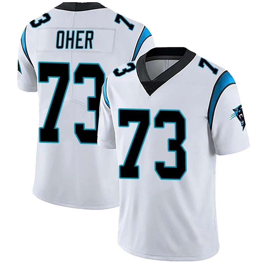 Men's Carolina Panthers Michael Oher Nike Vapor Untouchable Limited White Jersey Men's Carolina Panthers Michael Oher Nike Vapor Untouchable Limited White Jersey