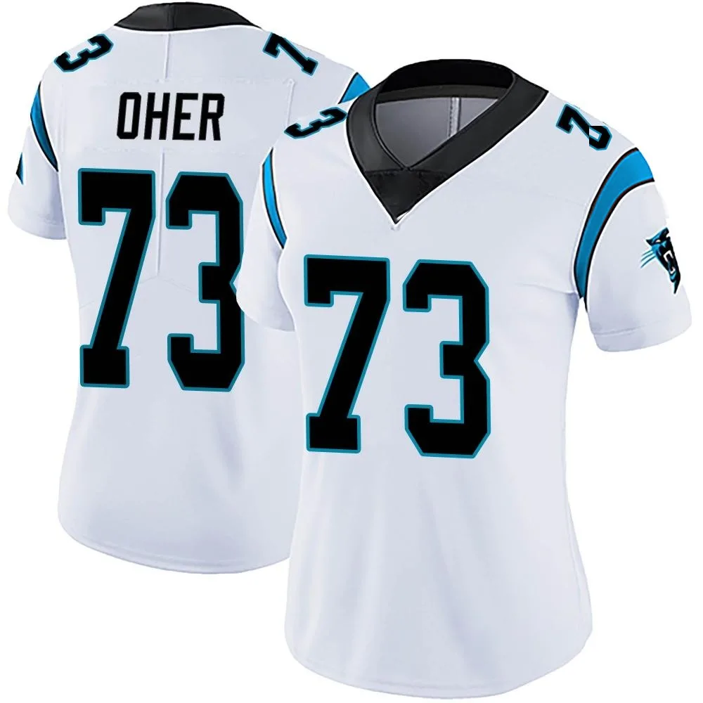 Women's Carolina Panthers Michael Oher Nike Vapor Untouchable Limited White Jersey Women's Carolina Panthers Michael Oher Nike Vapor Untouchable Limited White Jersey