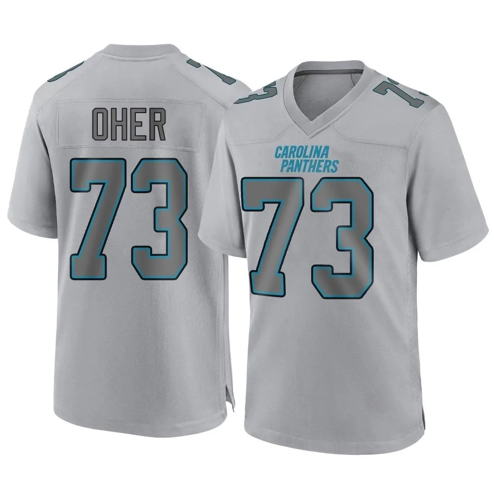 Youth Carolina Panthers Michael Oher Nike Atmosphere Fashion Game Gray Jersey Youth Carolina Panthers Michael Oher Nike Atmosphere Fashion Game Gray Jersey