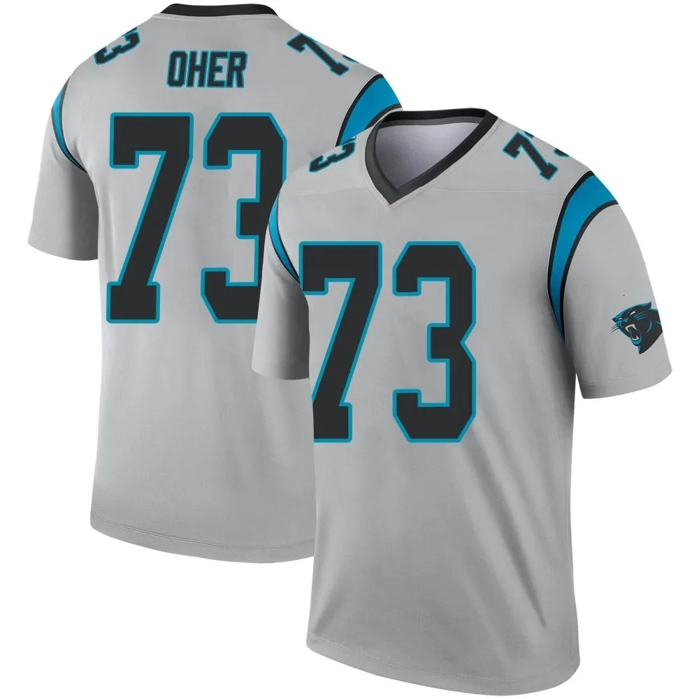 Youth Carolina Panthers Michael Oher Nike Inverted Silver Legend Jersey Youth Carolina Panthers Michael Oher Nike Inverted Silver Legend Jersey